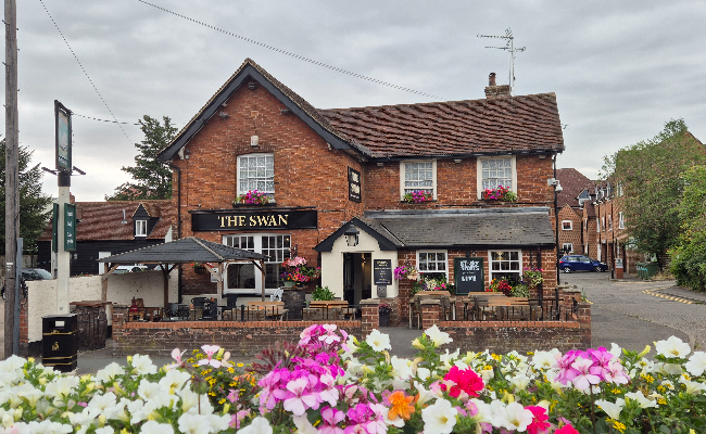 The Swan pub in Witham